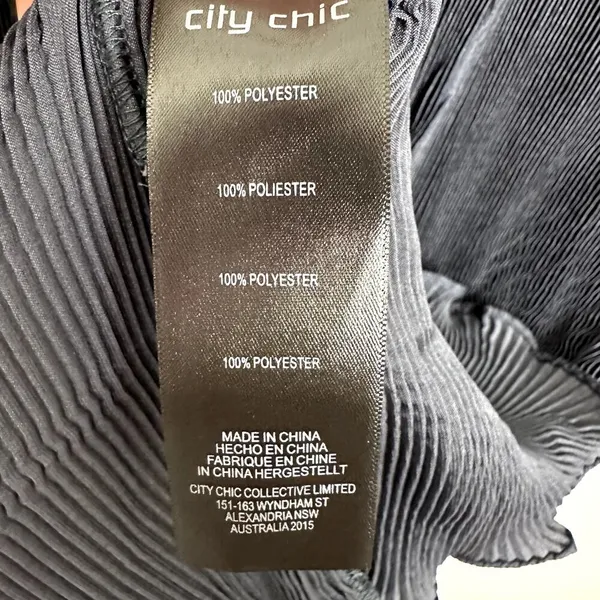 NWT City Chic Zaneta Chamise Mini Slip Dress in Indigo Blue Size 18 - Image 8