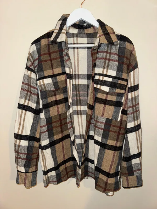 Plaid Light Jacket Size XL - Image 2