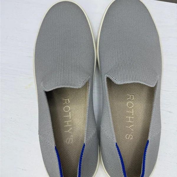 Rothy’s The Original Slip On Sneaker in Light Grey Sz 8 - Image 16