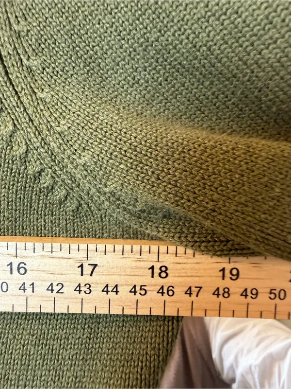 Talbots Olive Green Cowl Neck Sweater - Image 6