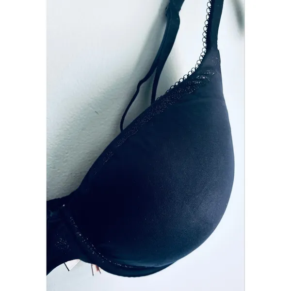 Victoria's Secret Bra Lined Perfect Coverage 36D Everyday Navy - Image 9