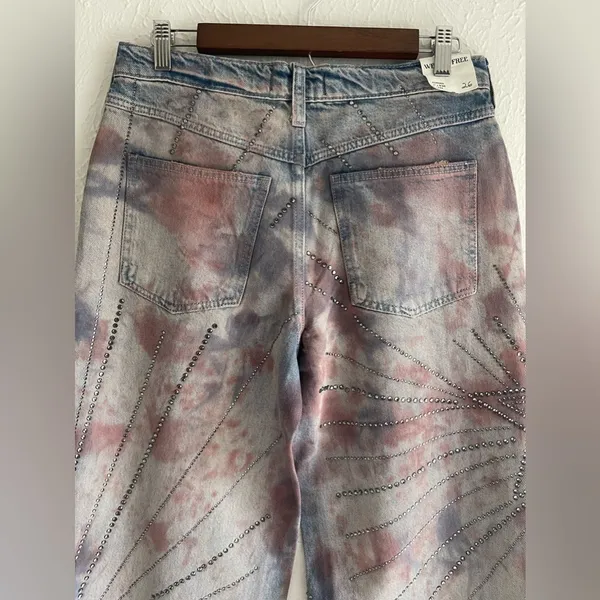 We The Free Free People Aurora Mid Rise Flare Size 26 ..Retail $248 - Image 7