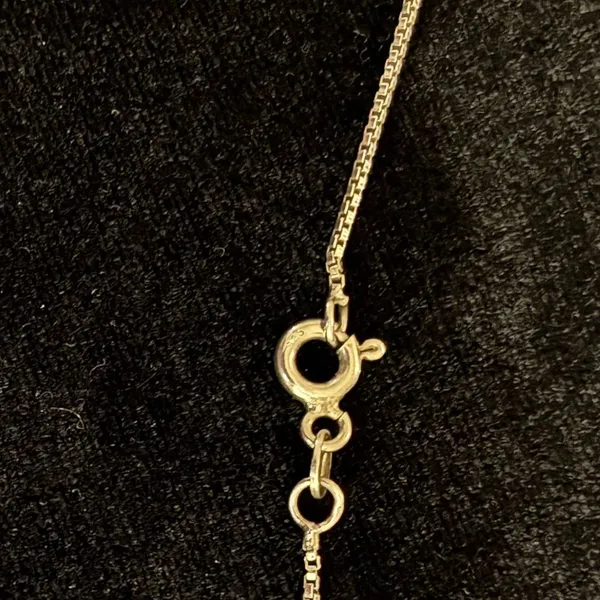 Custom "JULIA" Sterling Silver Block Name Necklace 20” - Image 6