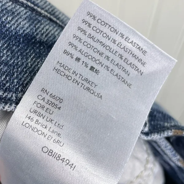 Free People We the Free Dark Acid Wash High Rise Skinny Jeans Women's Size 30 - Image 8