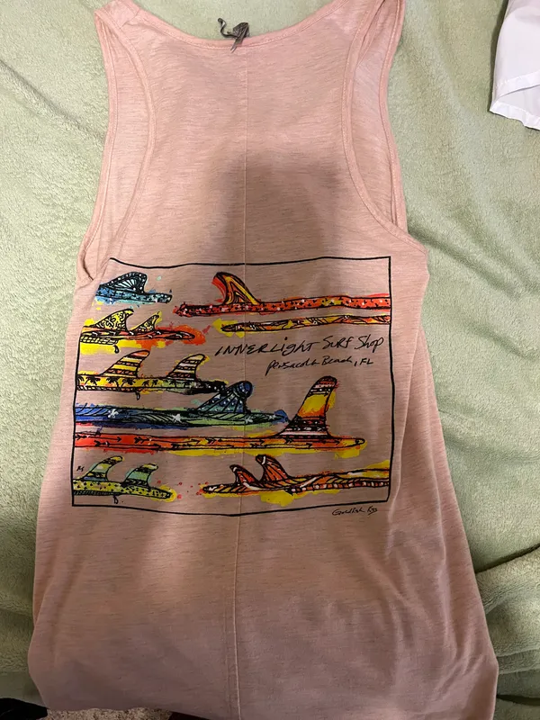 InnerLight Surf Shop Tank Top Pink Size M - Image 3