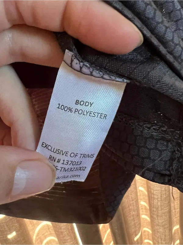 Marika Grey Dipped Back Racerback Athletic Tank Top Size Small - Image 7
