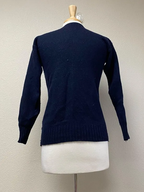 Isabel Marant Etoile Navy Wool Cashmere Knit Sweater Size 38 - Image 2