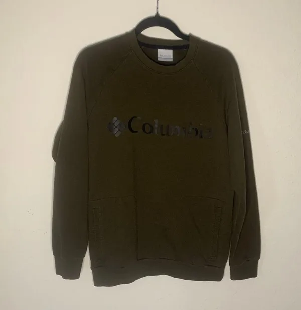Columbia Green Crewneck Sweatshirt Size Small - Image 2