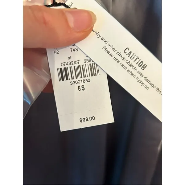 Express silky dress pants high waist wide leg size 6S - Image 4
