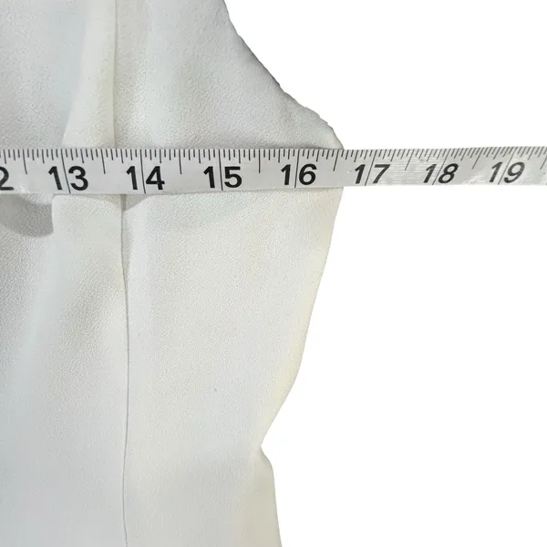 Angel Sanchez Sheath Dress 6‎ White Black Sequined Sheer Minimalist Renaissance - Image 9