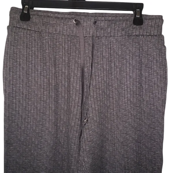 Joyspun Women's Hacci Knit Jogger Style Lounge Pants Pajama Pants - Image 3