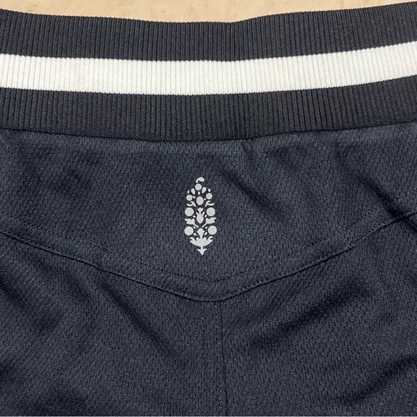FREE PEOPLE MOVEMENT Prep In Your Step Athletic Shorts Black Low Rise Retro S - Image 5