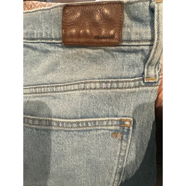 Madewell The Perfect Vintage Jeans 30P Light Wash High Rise Petite Mom Jeans - Image 6