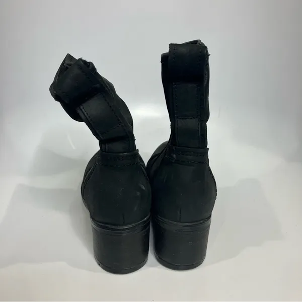 Steve Madden Travis faux leather boots‎ black women’s size 9 punk gothic casual - Image 4