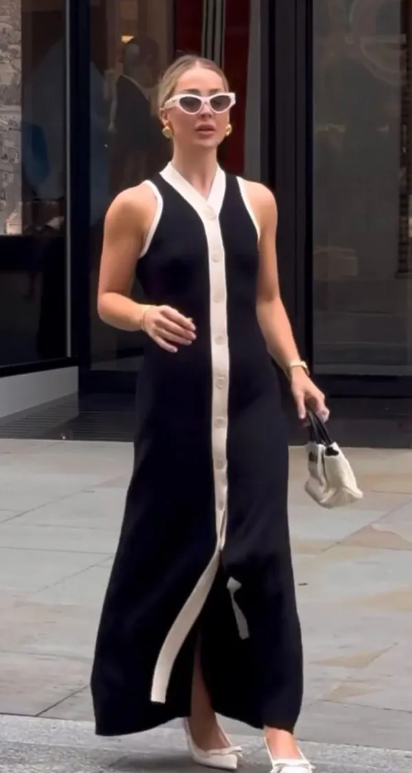 Sandro Knit Maxi Dress - Image 2