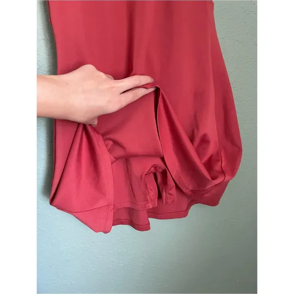 Girlfriend Collective Naomi Workout Tennis Dress Size XS Red Lava - Image 6