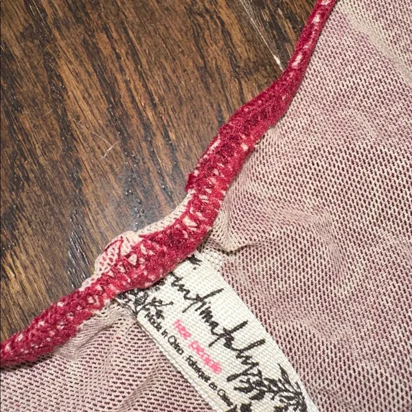 Intimately Free People Burgundy Lace Bralette size small - Image 3