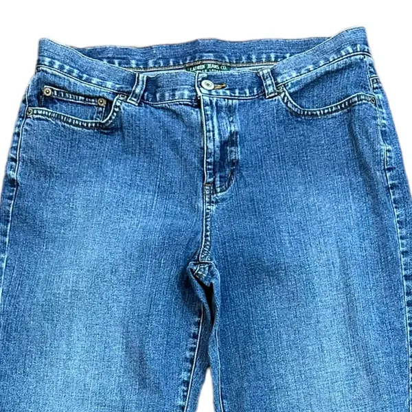 Lauren by Ralph Lauren Jeans Co Wide Leg Medium Wash Denim Jeans‎ Size 10 - Image 3