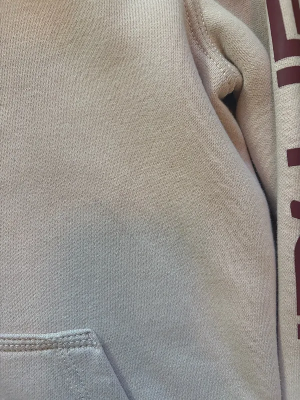 Carhartt Rose Pink Clarksburg Relaxed Fit Sleeve Logo Hoodie XS - Image 3