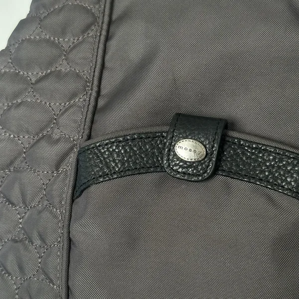 Mosey Life Baggallini Gray/Lavender Convertible Backpack Bag Travel Packable - Image 3