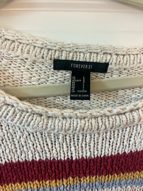 Forever 21 Knit Striped Sweater - Image 2