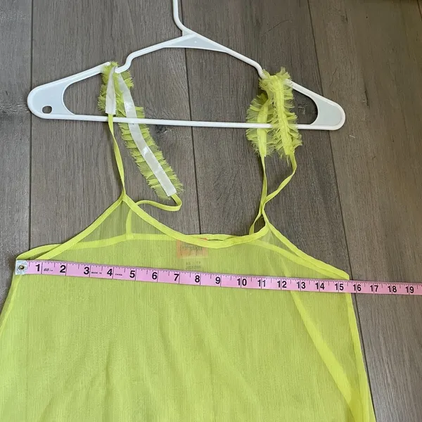 Free People Intimately neon yellow cami tank top - Image 4