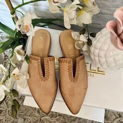 MI,IM Boho Leather Mules - Image 2