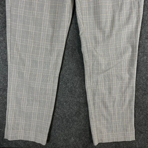 Ophelia Roe Grey Glen Plaid Pull On Dress Pants Womens Medium Business Casual - Image 9