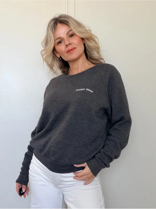 New Project Social T Happy Hour/Hungover Reversible Sweatshirt - Image 3