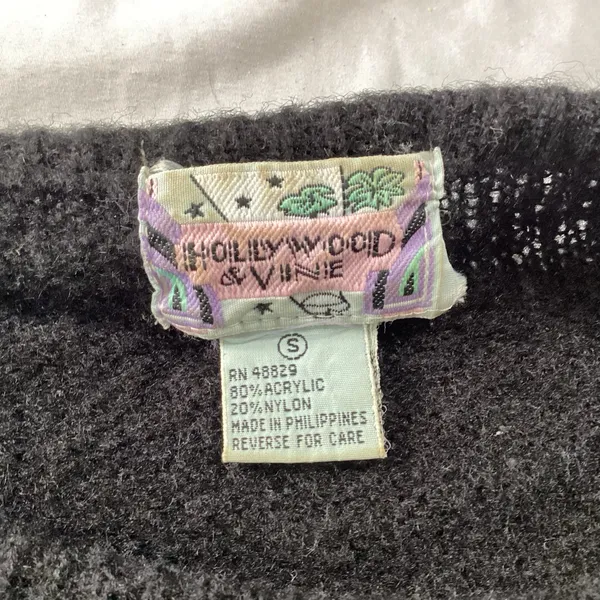 Vintage Hollywood & Vone Sweater Black - Image 5