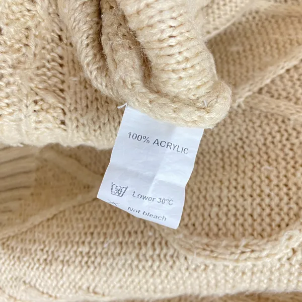 Jax Knit Sweater in Beige SNDYS - Image 8