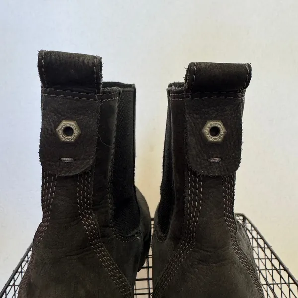 Timberland Courmayeur Valley Chelsea Black Nubuck Lug Boots A1J66 Women’s 9 - Image 10