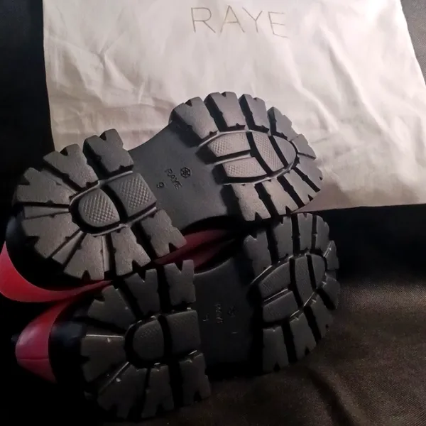 RAYE SIZE 9 BOOTS pink black - Image 2