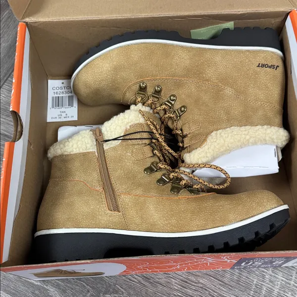 J Sport Bluestone Booties Tan Size 8 - Image 3