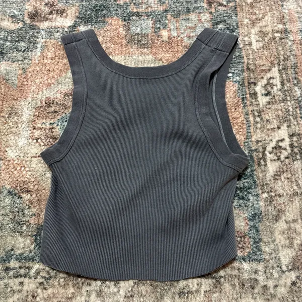 Grey Brandy Melville Tank Top - Image 2