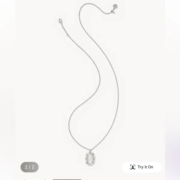 Kendra Scott Shanley Silver Short Pendant Necklace - Image 6