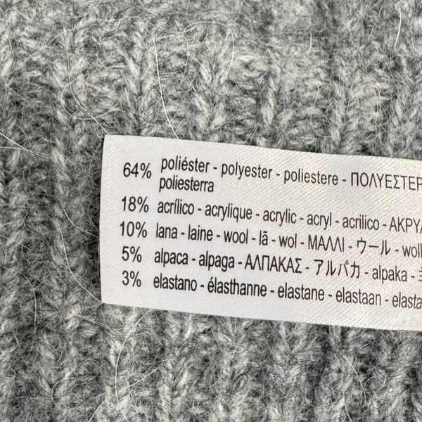 Zara Gray Marl Alpaca Wool Blend Chunky Knit Cropped Cardigan 9598/151 - Image 8