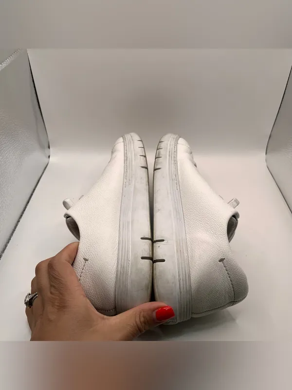 PAUL GREEN Ajay Sport Sneakers LOW TOP WHITE LEAHTER size 5.5 US 8 - Image 8