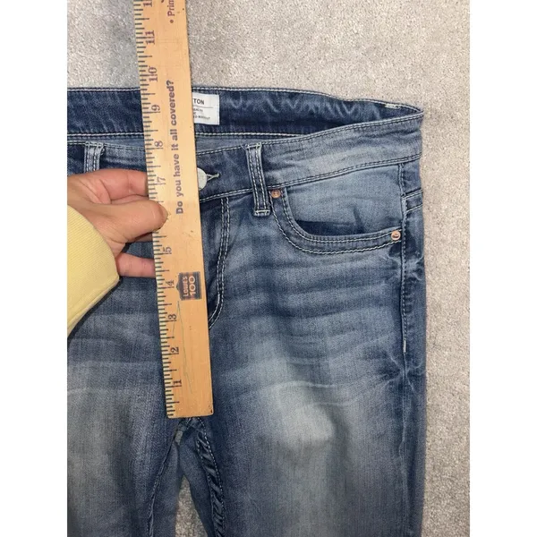 BKE Denim Payton‎ Bootcut Jeans Size 26x31.5 Medium Wash Low Rise Y2K Stretching - Image 8