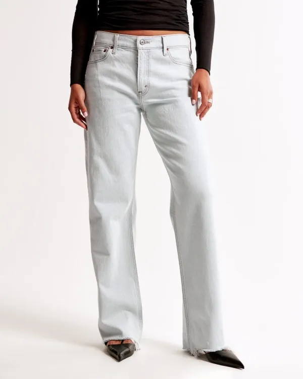 Abercrombie Baggy Mid-Rise Jeans Curve Love - Image 3