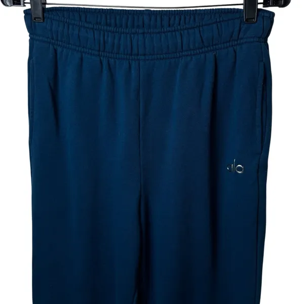 Alo Yoga Accolade Sweatpant Joggers Blue Leisure Comfort Athletic‎ Stretch S/M - Image 4