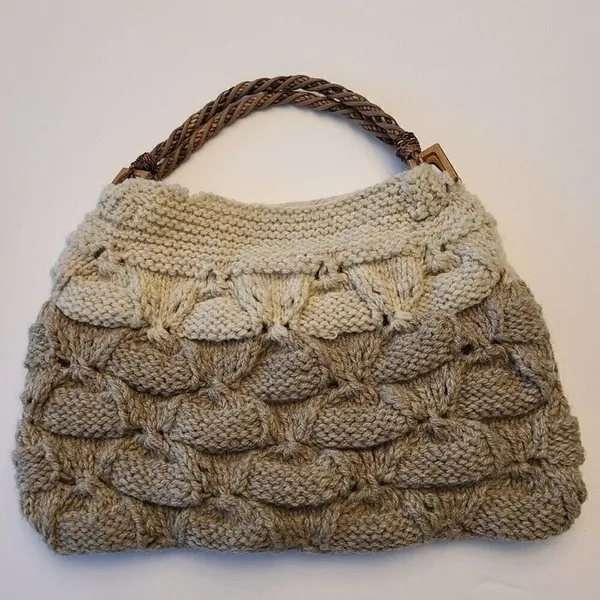 All Yarned Up Handmade Bag Tan - Image 7