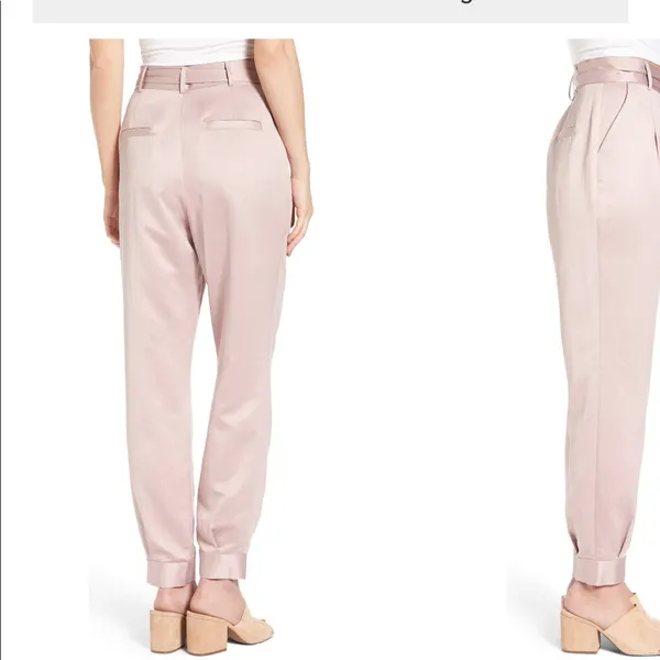 New Tie waist satin pants - Image 2
