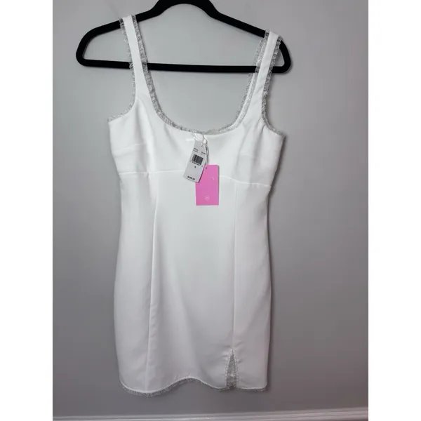 AMANDA UPRICHARD VALETTA DRESS Ivory Sz S NWT $238 - Image 6
