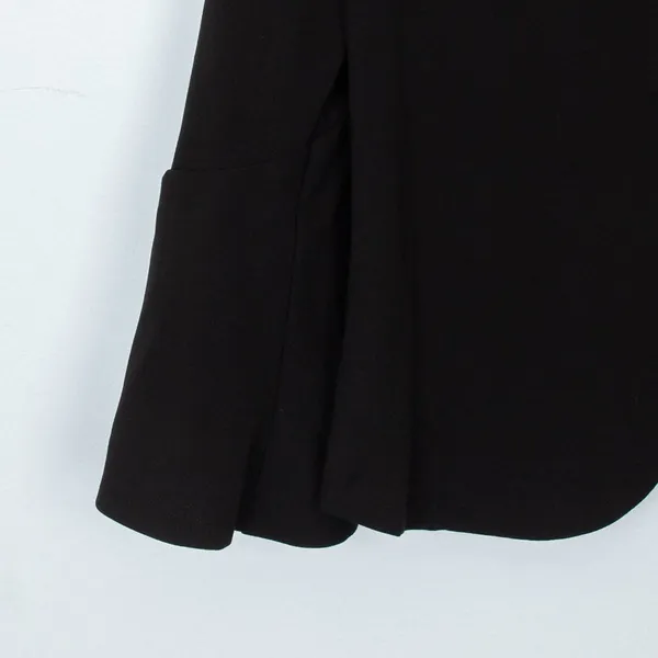 Alex & Olivia Bell Sleeve Black Blazer Women's Size Small‎ - Image 3