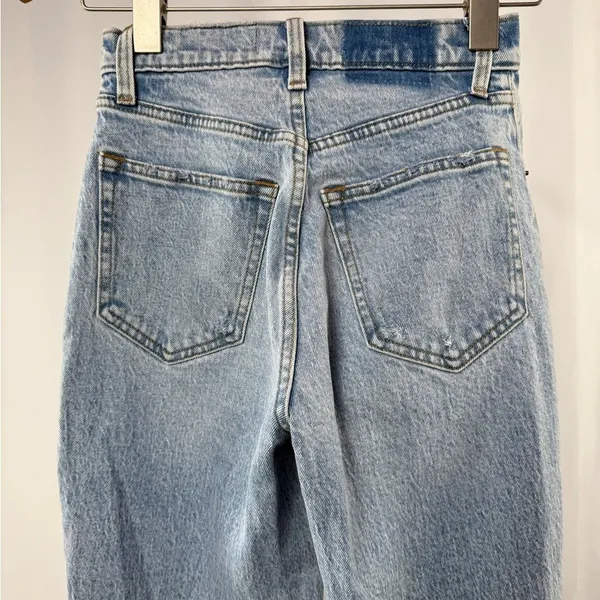 Abercrombie & Fitch The 90's Straight Ultra High Rise Curve‎ Love Jeans Size 24 - Image 4