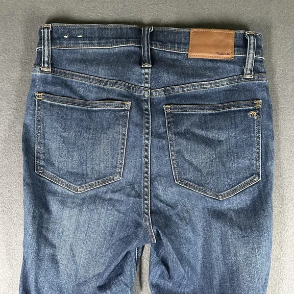 Madewell Jeans Womens 26 Blue 10 Inch High‎ Rise Skinny Stretch Denim G7391 SP20 - Image 11
