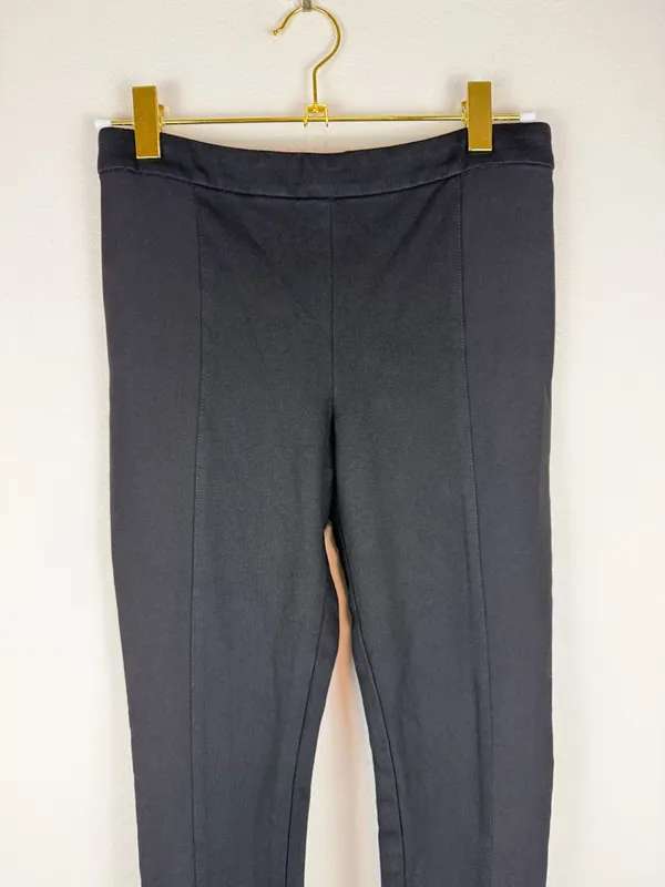 Alice + Olivia Employed Black Seam Front Stretch Leggings Pants Size 0 - Image 4