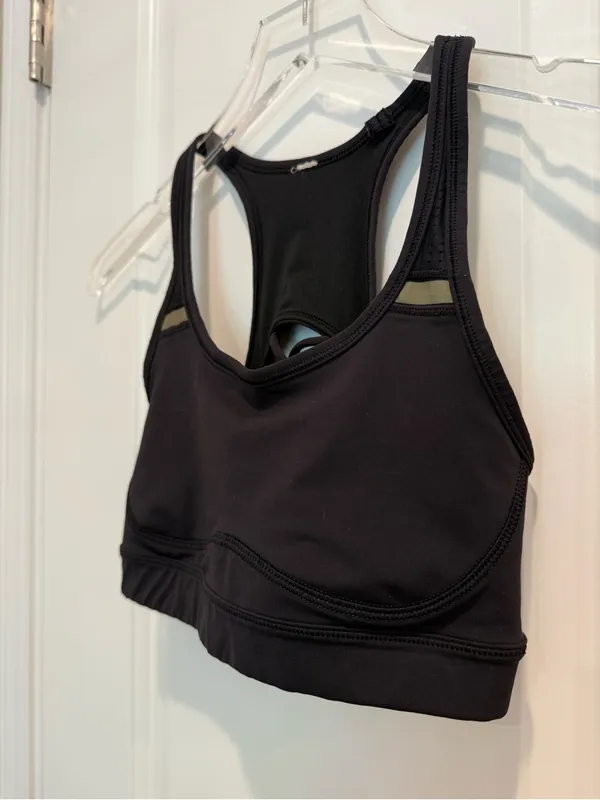 LULULEMON Women’s Sweaty or Not Sports Bra Black size‎ 4 - Image 5