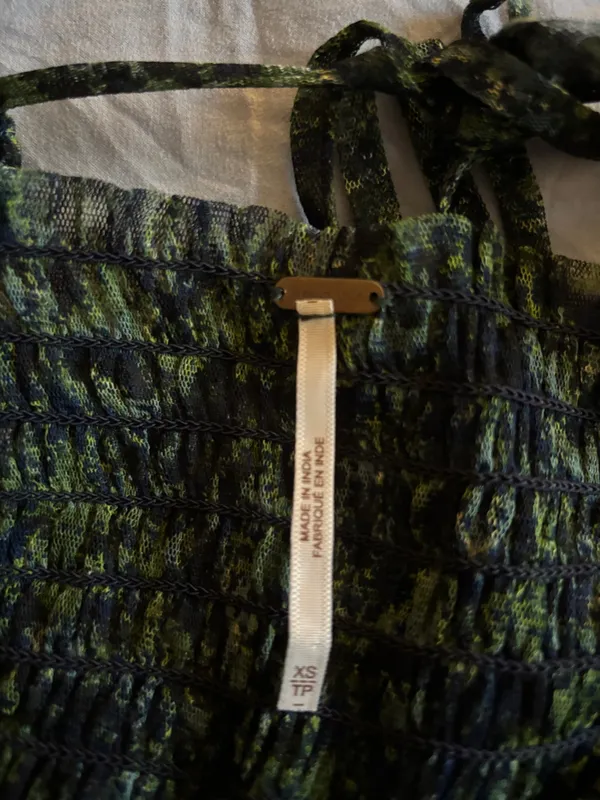 Free People Green Blouse - Image 5